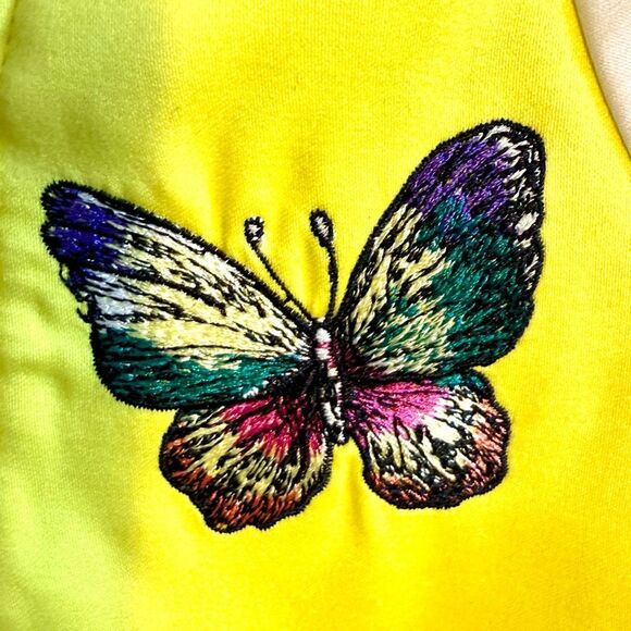 NWT Stella  McCartney Kids Reversible Butterfly Bomber Jacket.  Size 2 - Picture 5 of 15